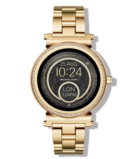 reloj michael kors mujer dorado original|Michael Kors relojes inteligentes.